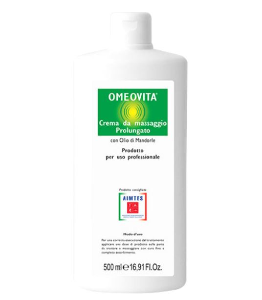 CREMA PER MASSAGGI CON OLIO MANDORLA OMEOVITA 500 ml