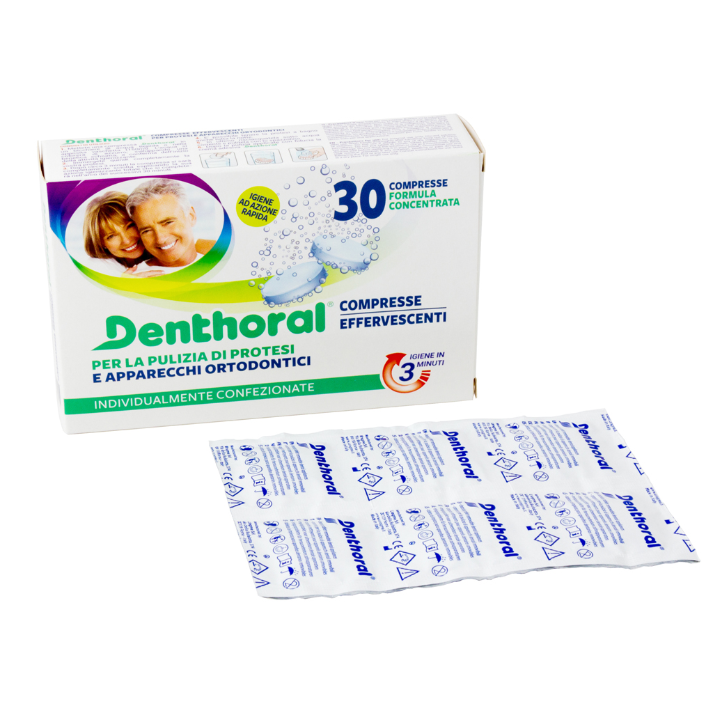 DENTHORAL COMPRESSE EFFERVESCENTI conf. 30 pz